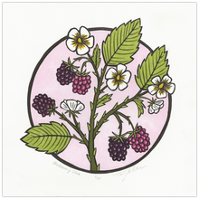 Load image into Gallery viewer, Blackberry Vine Block Print