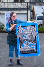 Load image into Gallery viewer, Language of Flowers Block Print