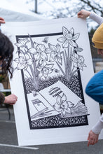 Load image into Gallery viewer, Language of Flowers Block Print
