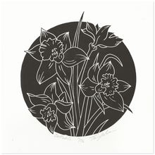 Load image into Gallery viewer, Daffodils Block Print
