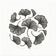 Load image into Gallery viewer, Ginkgo Leaves Block Print