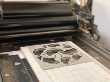 Load image into Gallery viewer, Ginkgo Leaves Block Print