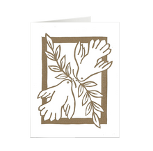 Load image into Gallery viewer, Golden Doves Card
