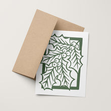 Load image into Gallery viewer, Holly Branch Card