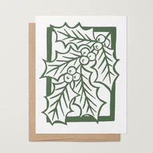 Load image into Gallery viewer, Holly Branch Card