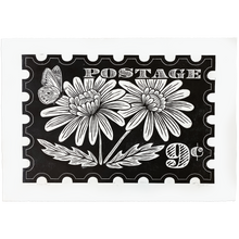 Load image into Gallery viewer, Floral Postage Block Print