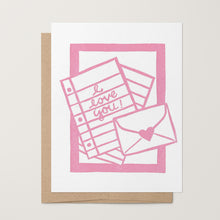 Load image into Gallery viewer, Love You Card