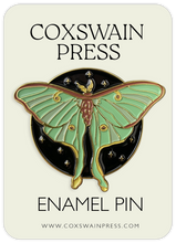 Load image into Gallery viewer, Luna Moth Enamel Pin