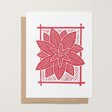 Load image into Gallery viewer, Poinsettia Holiday Card