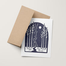 Load image into Gallery viewer, Snowy Night Greeting Card
