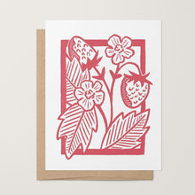 Load image into Gallery viewer, Strawberry Vine Card