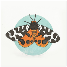 Load image into Gallery viewer, Tiger Moth Block Print