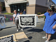 Load image into Gallery viewer, Floral Postage Block Print