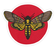 Load image into Gallery viewer, Deaths Head Hawk Moth Sticker
