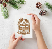 Load image into Gallery viewer, Gingerbread Cookie Holiday Card
