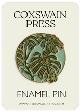 Load image into Gallery viewer, Monstera Leaf Enamel Pin
