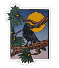 Load image into Gallery viewer, Raven at Dusk Vinyl Sticker
