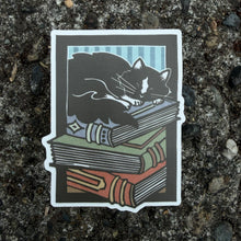 Load image into Gallery viewer, Sleepy Kitty Vinyl Sticker
