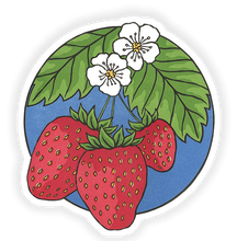 Load image into Gallery viewer, Strawberry Blossom Sticker
