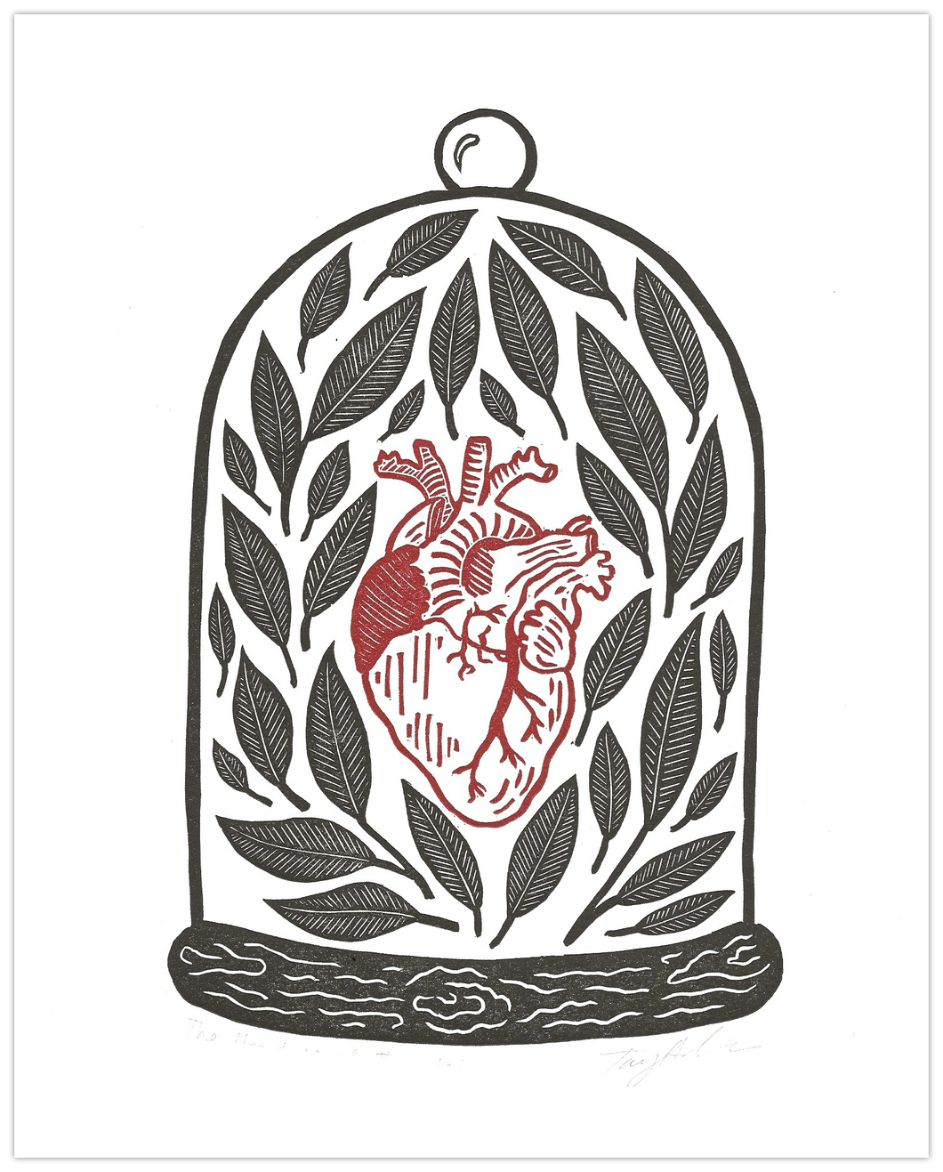 The Heart Wants II Block Print