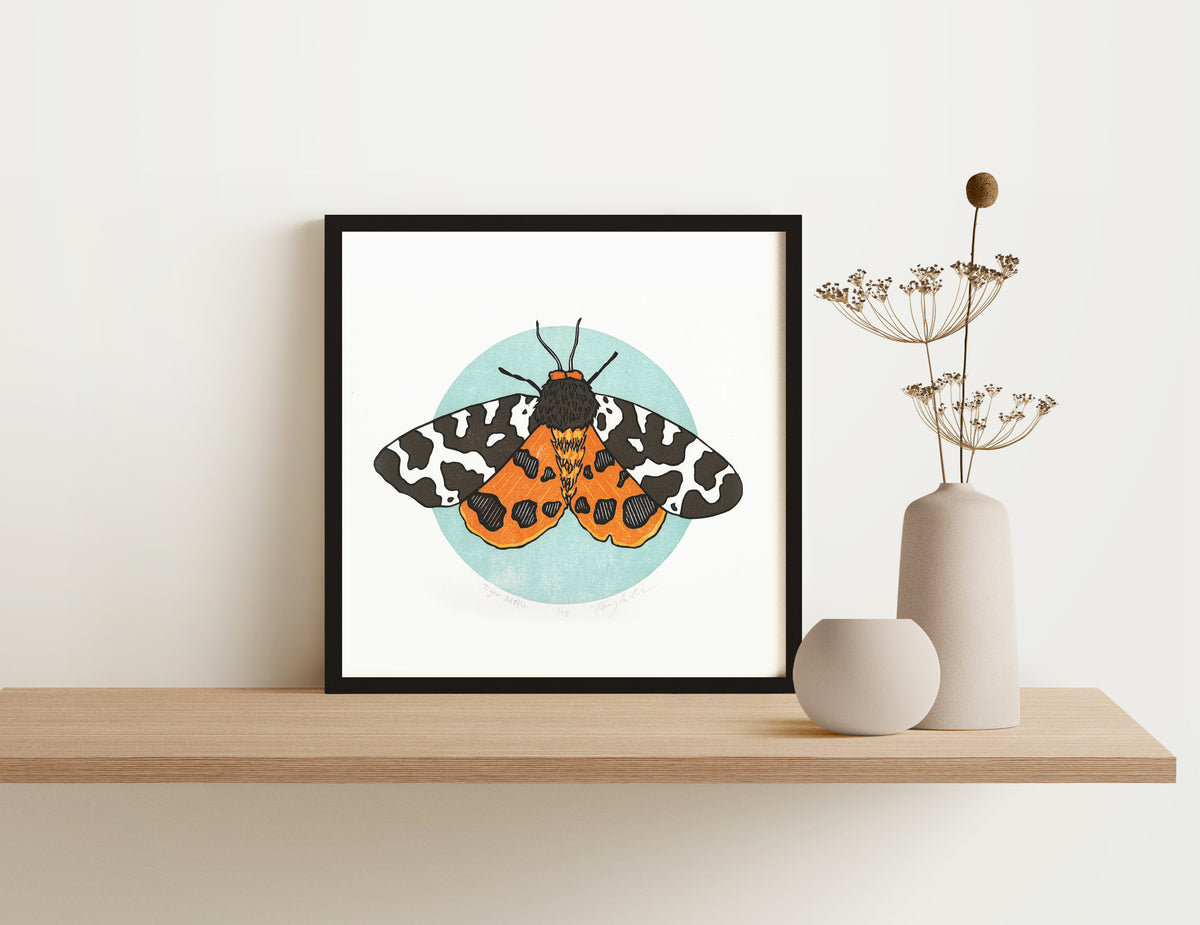 Tiger Moth Block Print – Coxswain Press