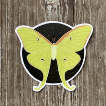 Load image into Gallery viewer, Luna Moth Vinyl Sticker
