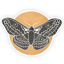 Load image into Gallery viewer, Polyphemus Moth Vinyl Sticker
