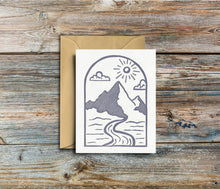 Load image into Gallery viewer, Purple Mountain Greeting Card
